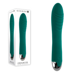 Gender X PIROUETTE 20.6 cm USBR Vibrator - Green