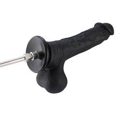 Hismith Huge Black 31.5 cm Dildo with Kliclok - Black 31.5 cm Dildo with Kliclok Machine Attachment