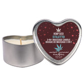 EB Hemp Seed 3 in 1 Massage Heart Candle - Stiletto 113 g