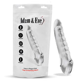 Adam & Eve Ridged Rider 2 Inch 50mm Penis Extension - Clear