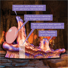 Copperhead Vibrating Fantasy Grinding Lay On Pad with Remote Control