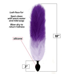 Foxy Fox Tail Silicone Butt Plug