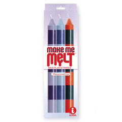 The 9's Make Me Melt Drip Candle 3-Pk, Passionettes - Passion Drip Candles - 3 Pack