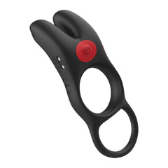 Red Dot Rings V1 - Vibrating Couples Cock Ring with Remote