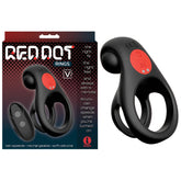 Red Dot Rings V2 - Vibrating Cock & Ball Ring with Remote Shhh Australia