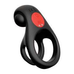 Red Dot Rings V2 - Vibrating Cock & Ball Ring with Remote