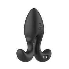 Adam & Eve OMEGA Vibrating Plug - 10 cm USB Rechargeable Vibrating Butt Plug with Remote