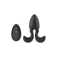 Adam & Eve OMEGA Vibrating Plug - 10 cm USB Rechargeable Vibrating Butt Plug with Remote