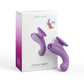 JimmyJane Curved Gripp G-Spot Finger Vibe - Purple