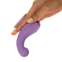 JimmyJane Curved Gripp G-Spot Finger Vibe - Purple