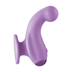 JimmyJane Curved Gripp G-Spot Finger Vibe - Purple
