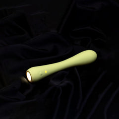 Adam & Eve GROOVY GLOW-UPS Bendie - Yellow 18.4 cm USB Rechargeable G-Spot Vibrator