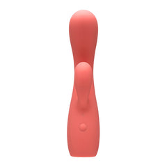 Adam & Eve GROOVY GLOW-UPS Curvie - Pink 17.8 cm USB Rechargeable Rabbit Vibrator