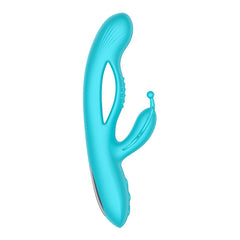 Adam & Eve BUTTERFLY EMBRACE - Blue - Blue 24.1 cm USB Rechargeable Butterfly Vibrator