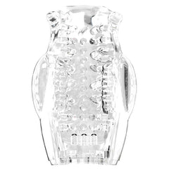 Adam & Eve PLEASURE PRO 3000 - Clear/Red USB Rechargeable Thrusting & Rotating Auto Stroker
