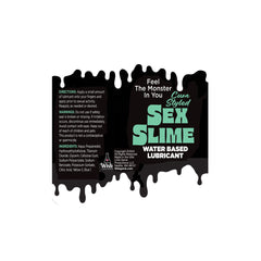 Sex Slime Cum Style Creature Lube Water Based Lubricant - 60 ml Green