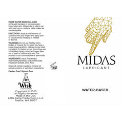 Midas Water Based Lube - 59ml