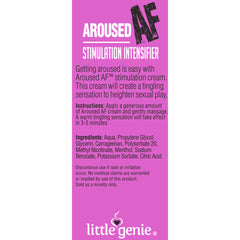 Aroused AF - Female Stimulation Cream - 44 ml (1.5oz) Tube