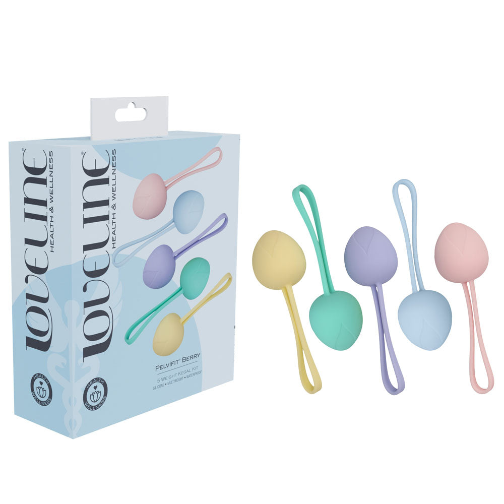 LOVELINE PelviFit Berry Kegel Balls Kit - Set of 5