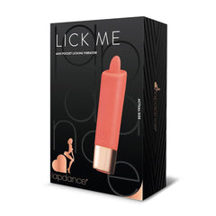 LAPDANCE Lick Me Mini Pocket Licking Vibrator - 9.7 cm Pink