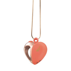 LAPDANCE Heart Pendant Wearable Necklace Vibrator USB Rechargeable - Rose Gold