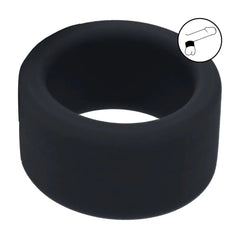 LEVELZ Liquid Silicone Ball Strap - M - Black - Black Ball Strap