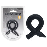 LEVELZ Pencil Liquid Silicone Cock Ring - Black Cock Ring