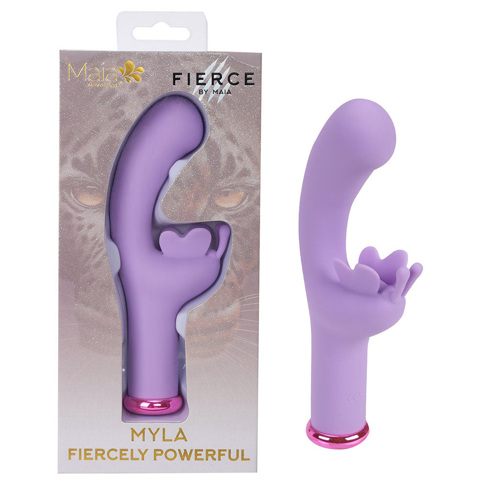 Maia MYLA Lavender 15.9 cm USB Rechargeable Butterfly Vibrator