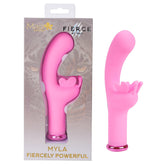 Maia MYLA 15.9 cm USB Rechargeable Butterfly Vibrator - PINK