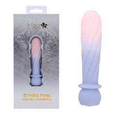 Maia SYMBA - Pink - Pink 10.8 cm USB Rechargeable Powerful Bullet