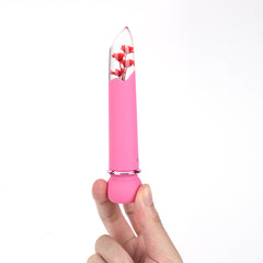 Maia FLORA - Pink - Pink 12.7 cm USB Rechargeable Powerful Bullet
