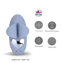 Maia KIKO - Lilac USB Rechargeable Vibrating Finger Stimulator