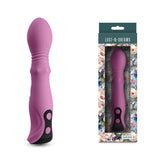 Lust-n-Dreams - Cadence - Blush -  18.2 cm USB Rechargeable Thrusting & Sliding Vibrator