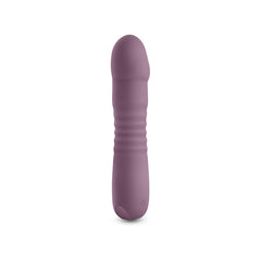 Lust-n-Dreams - Poise - Mauve -  17.3 cm USB Rechargeable Thrusting Vibrator