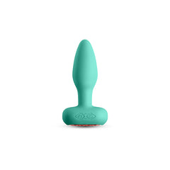Techno Prism 10.9 cm USB-R Vibrating Butt Plug with App Control - Teal