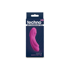 Techno Lucy USB-R Wearable Panty Vibrator with App Control - Purple