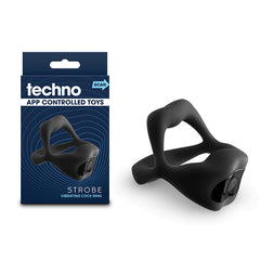 Techno Strobe - USB Rechargeable Vibrating Cock Ring with App Control