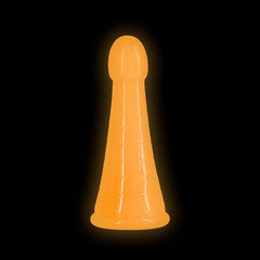 Firefly Phoenix 19cm Glow in Dark Anal Dildo - Orange