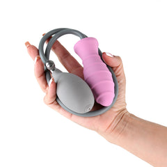 INYA InflataPlay - Pink - Pink 10.5 cm Inflatable Butt Plug