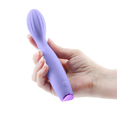 Revel Pixie 17.3 cm USB Rechargeable G Spot Vibrator - Purple
