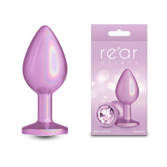 Rear Assets Iridescent  - Medium - Iridescent  8.2 cm Medium Butt Plug