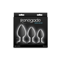 Renegade Triple Ace Kit -  -  Butt Plugs - Set of 3 Sizes