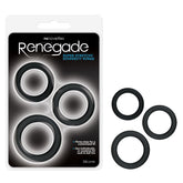 Renegade Diversity Rings 3 Pack Black