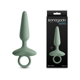 Renegade Maverick - Sage -  15 cm USB Rechargeable Vibrating Butt Plug