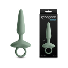 Renegade Maverick - Sage -  15 cm USB Rechargeable Vibrating Butt Plug