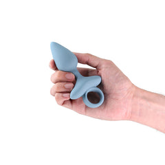Renegade Orion - Grey - Grey 13 cm USB Rechargeable Vibrating Butt Plug