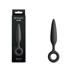 Renegade Slide - Black - Black 12.7 cm Anal Plug