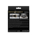Fetish & Fashion Medusa Collar - Black with Rose Gold Metal Spikes