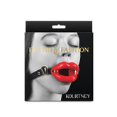 Fetish & Fashion Kourtney - Lips Open Mouth Restraint Red