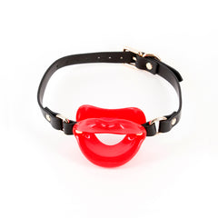 Fetish & Fashion Kourtney - Lips Open Mouth Restraint Red